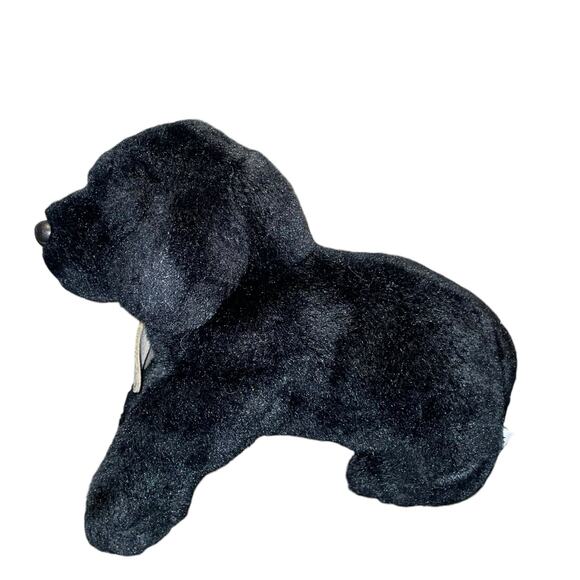 Yomiko Classics Plush Dog Black Labrador Pup Russ Nursery Lab Stuffed Shower 14" - Picture 4 of 11